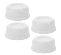 SOPOTUTU 4 Pièces Bouchon de Rechange pour Bouteille de Lait Lot de Compatible Bouchon à Vis Étanche pour Ouverture Large Accessoires de Voyage Pratique