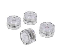 SOPOTUTU 4 Pièces Bougie étanche sans Flamme décôr Bougies flottantes imperméables Bougie LED Rechargeable lumière Bougies LED à Piles Scintillants
