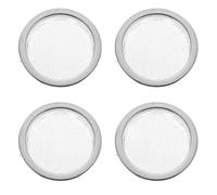 SOPOTUTU 4 Pièces Filtre Maille Inox Réutilisable pour Boîte de Moxibustion Couvercle Collecteur de Poussière Portable Tamis Métallique Résistant Chaleur pour Accessoires de Moxibustion