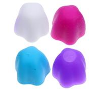 SOPOTUTU 4 pièces Lot de Bouchons Distributeurs de Dentifrice Silicone Auto-fermants Doseur Pratique pour Maison Contrôle Précis et Hygiène Améliorée