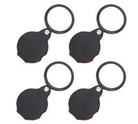 SOPOTUTU 4 Pièces Lot de Mini Loupes Pliables Portables pour Garçon Fille Loupe de Poche Compacte pour Lecture Exploration et Observation Détaillée