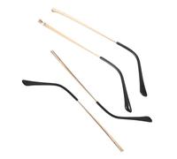 SOPOTUTU 4 Pièces Metal Glasses Replacement Arms Double Tooth Temples Eyewear Frame Repair Legs Kit With Screwdriver For Eyeglasses And Sunglasses