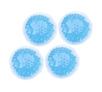SOPOTUTU 4 pièces Pack de Coussins Ronds pour Thérapie Chaud-froid Pack de Soin Du Sein Réutilisable pour Récupération et à Domicile Bleu