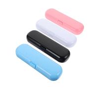 SOPOTUTU 4pièces Boîte à Brosse à Dents Électrique Étui De Rangement Portable pour Voyages Camping Et Affaires Design Élégant Et