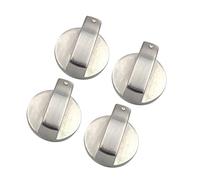 SOPOTUTU 4pièces Boutons Allumage Cuisinière Gaz Métal Interrupteurs Commutateurs Réglables Faciles à Installer Pour Fours Et Brûleurs à Gaz