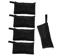 SOPOTUTU 5 Pièces à Outils Imperméable Oxford Capacité Résistant à Lusure Portable pour Électricien Menuisier Plombier et Bricoleur Noir