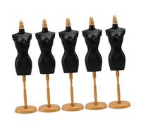 SOPOTUTU 5 Pièces Miniature DIY Doll Dress Form Detachable Mannequin Couture Vitrine Figurines Accessory for Doll Display