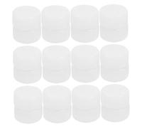 SOPOTUTU 50 Pièces Boîte Hochet en Plastique Blanc pour Bébé, Accessoires Bruyants pour Développer la Coordination Main-œil et Apaiser Bébé Lit ou Porte-bébé