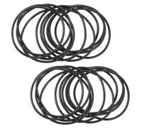 SOPOTUTU 50 pièces Silicone Wristbands Elastic Stretchy Simple Outdoor Hand Strap Decorative Bracelets DIY Party Accessories