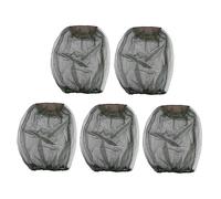 SOPOTUTU 5Pièces Chapeau Moustiquaire Insectes pour Activités de Plein Air Élastiqué pour Confort Optimal