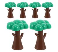 SOPOTUTU 6 Arbres De Forêt pour Décor De Train Miniature Accessoires De Voie Ferrée Arbres d'automne Paysage Miniature