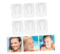 SOPOTUTU 6 boîtes Pince Nez Étanche et Résistante Boîtes Clips Nasaux Portables pour Nageurs Protection Eau pour Natation et Sommeil