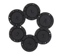 SOPOTUTU 6 paires Lot Boutons Magnétiques Ronds pour Vêtements Snaps à Coudre Cachés pour Manteau Cardigan Rideau Couture DIY Pratique et Décorative