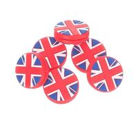SOPOTUTU 6 Pièces Amortisseurs de Vibration pour Raquette de Tennis Silicone des Chocs Accessoires et Colorés pour Prévention du Tennis Elbow Installation Facile