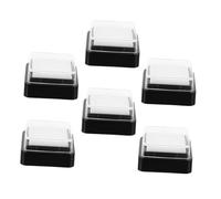 SOPOTUTU 6 pièces Encreurs Vierges Réutilisables et Lavables pour DIY Compact Portable et Pratique pour Scrapbooking Embossage et Personnalisables