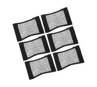 SOPOTUTU 6 pièces Filet de Rangement pour Coffre de Voiture Lot de Filet à Double Couche avec Adhésif Organisateur Élastique pour Luggage et Accessoires Compatible Plupart des Véhicules