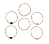 SOPOTUTU 6 pièces Jeu de Lancer Anneaux Corde pour Entraînement Rapidité et Vitesse Jeu Extérieur Polyvalent pour Pelouse et Plage pour Fête Garçon Fille