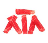 SOPOTUTU 6 Pièces Simulated Beef Rolls Realistic Artificial Meat Props for Hotpot Restaurant Display Fadeproof Decorative Food Models for Culinary Showcase