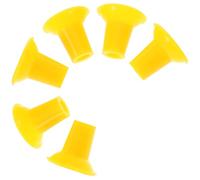 SOPOTUTU 6 Plaques D’Aspiration pour Rodage de Soupapes Automobiles Petite Taille Jaune Outil de Réparation Polyvalent pour Moteur Pièces Robustes pour Entretien et Réglage Précis des