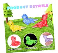 SOPOTUTU 60 Pièces Figurines Mini Lézards Lumineux Résine Décorations Miniatures pour Terrariums et Bonsaïs Lot de Colorées Vert Bleu
