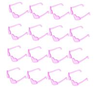 SOPOTUTU 60pièces Mini Lunettes Forme De Cœur pour Poupées Accessoires De Costume Colorés pour Éveiller Imagination