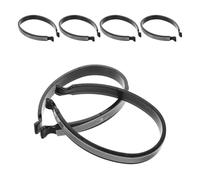 SOPOTUTU 6pcs Cale-Chevilles pour Vélo Réfléchissants en Plastique et Résine, Design Haute Visibilité pour Cyclisme Longue Distance et Courses Nocturnes