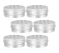 SOPOTUTU 6pcs Dog Nose Scent Tool Holders Aluminum 80ml for German Shepherds and Agility Training