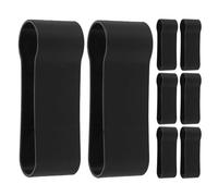 SOPOTUTU 8 Pièces Clip de Fixation pour de Randonnée Attache Antidérapante pour Canne de Marche et Béquilles Manchon de Maintien Robuste pour Pliables Accessoire de Outdoor