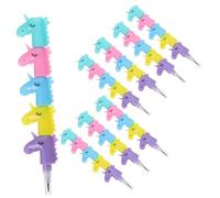 SOPOTUTU 8 pièces Lot de Crayons Empilables Forme de Licorne pour Garçon Fille Crayons à Dessin Faciles à Écrire Gomme Intégrée pour Récompenses Scolaires et Activités Manuelles Garçon