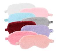 SOPOTUTU 8 pièces Lot de Masques de Sommeil Respirants et Confortables Cache-yeux Doux et Léger avec Bande Élastique Masques Nuit Occultants pour Voyage Sieste et Détente