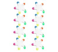 SOPOTUTU 8 Pièces Surligneur étoile à cinq branches craie de tableau de couleur stylo surligneur en plastique stylo de marque de bureau marqueurs de couleur pour adultes