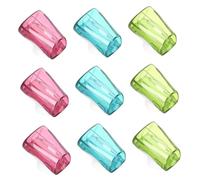 SOPOTUTU 9pièces Porte-brosses à Dents Mural avec Ventouse Étui pour Brosses à Dents Accessoires De Salle De Bain