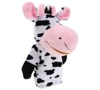 SOPOTUTU à Main en Peluche d'animal pour Garçon et Filles Bouche Mobile Jouet Interactif pour d'anniversaire 1 Pièce