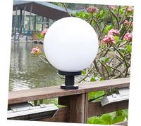 SOPOTUTU Abat-jour Globe Acrylique Milky pour Lampe Extérieur Sphère Résistante à Usure Éclairage Uniforme pour Jardin et Porche Installation Facile sans Outil Compatible