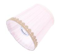 SOPOTUTU Abat Jour Tissu pour Lampe Couvre Lampe Décoratif Rose Protecteur Simple pour Suspension et Applique Murale Prolongateur de Durée de