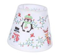SOPOTUTU Abat Jour Tissu pour Lampe de Chevet Simple et Portable Abat Jour et Lin Compatible Lampe de Bureau Décoration Chaleureuse et Installation Facile