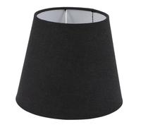 SOPOTUTU Abat Jour Tissu pour Lampe de Noir Brillant Décoration pour Salon et Chambre Abat Jour Élégant et Portable