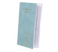 SOPOTUTU Agenda Pocket Journal Petit Carnet avec Section Notes Papier Épais Organiseur Hebdomadaire Compact pour Travail Affaires Voyage