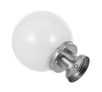 SOPOTUTU Applique Murale LED Globe Lumineux Rond 220v Ip65 en Acrylique | Aluminium Blanc, Design Moderne et Élégant, pour Piliers en Béton, Couloirs Extérieurs et Bords D’allée