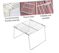SOPOTUTU Barbecue Pliable Acier Inoxydable Mini Portable pour Camping et Jardin Compacte pour Cuisson Variée Plein Air