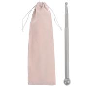 SOPOTUTU Barre de Massage en Acier Inoxydable Légère pour Épaules et Jambes, Bâtonnet D'acupression Rond Argenté, Soulage les Maux de Tête, Kit de Massage 1 Set Couleur Aléatoire