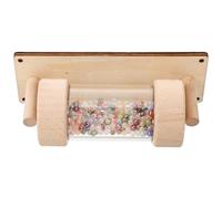 SOPOTUTU Bâton de Pluie Musical pour Tout-Petits, Effet Sonore de Pluie, 14x5x6,3 Cm, Plastique et Bois, Instrument de Musique D’éveil, Sensoriel pour Tableau D’activités