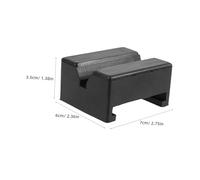 SOPOTUTU Bloc de Support Caoutchouc pour Amortissement Anti-vibration et Portable Adapté Aux Compatibles et Stands de Levage