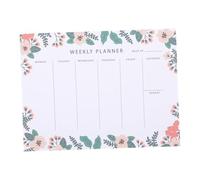 SOPOTUTU Bloc-notes Planificateur Hebdomadaire sans Date Semainier pour Organisation Semaine et To Do List Épais Facile à Écrire Planificateur de Tâches et Emploi Du Cadeau Pratique pour