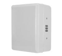 SOPOTUTU Boîte à Clés Murale Sécurisée à Combinaison 6 Crochets en Métal Blanc Organiseur pour Clés de Maison et Voiture Rangement Pratique pour Bureau et Domicile Coffret