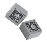 SOPOTUTU Boîte à Dents de Lait Métal Décorative pour Souvenirs Garçon Fille Organiseur Commémoratif pour Garçon et Fille Boîte à Trésors Format