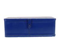 SOPOTUTU Boîte à Outils en Métal Robuste, Conteneur D'outils pour Voiture, Coffret Acier Renforcé, Rangement Sécurisé pour Outils Essentiels, Portatif pour Usage Automobile, 1 Unité