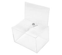 SOPOTUTU Boîte à Suggestions Murale Transparente Acrylique avec Serrure Sécurisée Boîte à Dons et Urne de Vote Polyvalente pour Porte Entrée Capacité Spacieuse Résistante Poussière et Aux