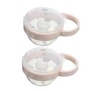 SOPOTUTU Boîte à Tétines pour Bébé 2pcs en Pp Crochet Anti-poussière, Organiseur Portable pour Voyage à Couches