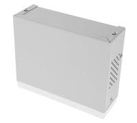 SOPOTUTU Boîte de Jonction Métallique avec Panneaux Avant et Arrière Grise Boîtier Projet Électronique Durable et Polyvalent pour Remplacement et Bricolage Électrique